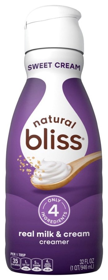 Natural Bliss Sweet Cream creamer