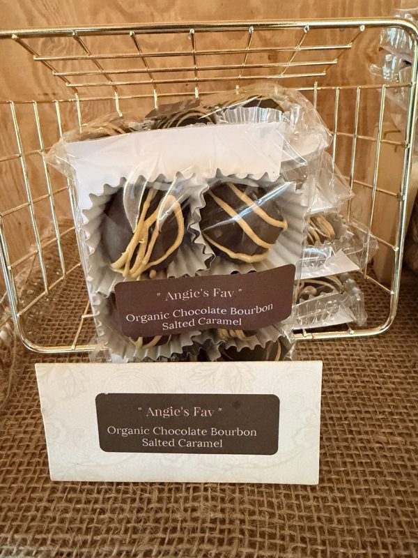 “Angie’s Fav” Organic Chocolate Bourbon Salted Caramel