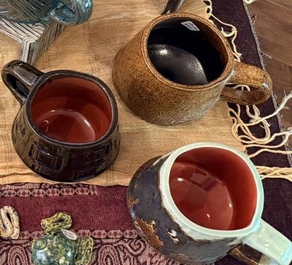 Stoneware mugs